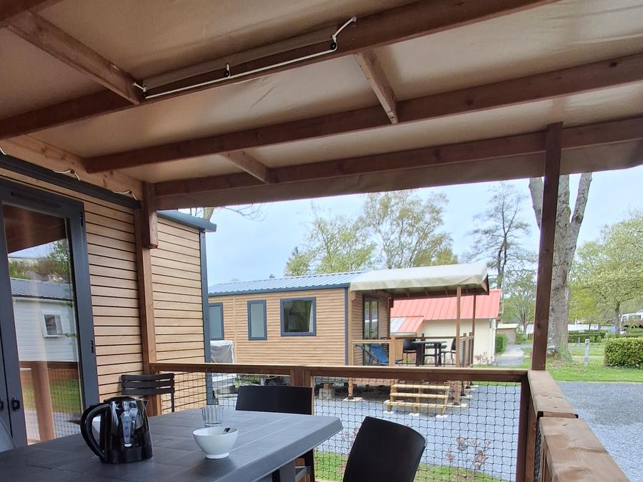 Mobilhome 4 personnes - Mobil-home premium 33m2 (2 ch-4 pers) + TV + terrasse 8