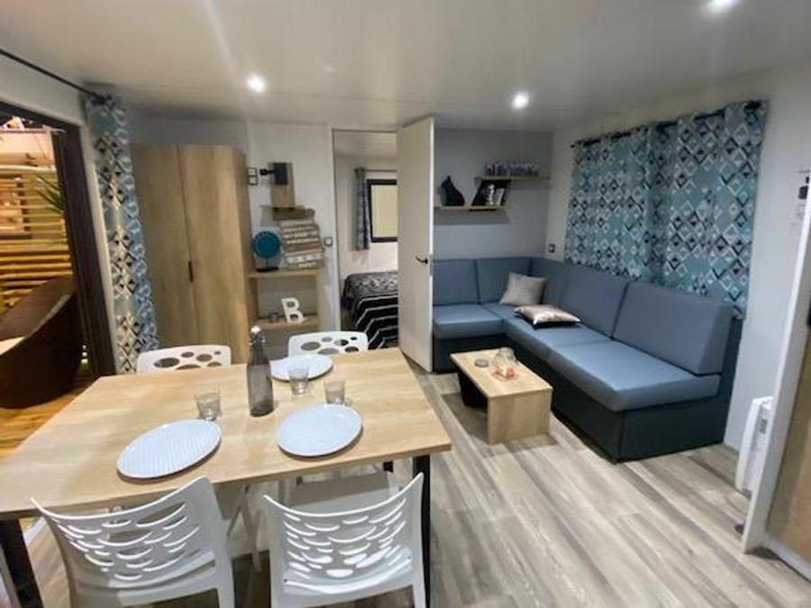 Mobilhome 4 personnes - Premium, 2 chambres, 2 salles d'eau, Climatisation, wifi, dans village western 2