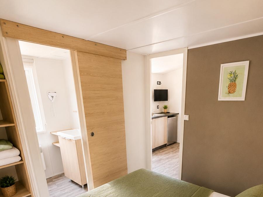 Mobilhome 2 personnes - Chalet Tiny house 1 chambre, Wifi 8