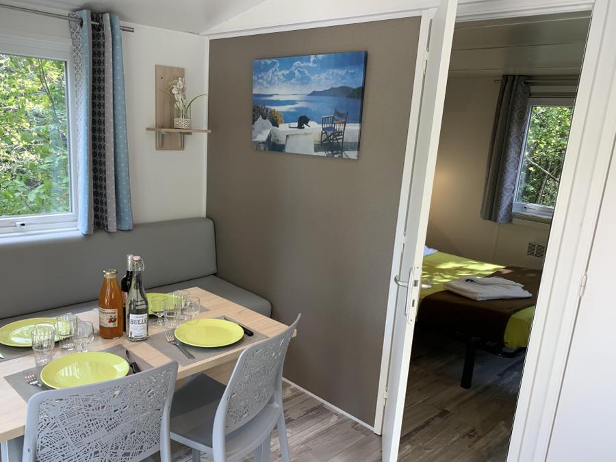Mobilhome 2 personnes - Chalet Tiny house 1 chambre, Wifi 3