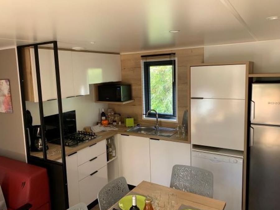Mobilhome 6 personnes - mobil home exclusif, Climatisation, Lave vaisselle, Wifi dans village western 1