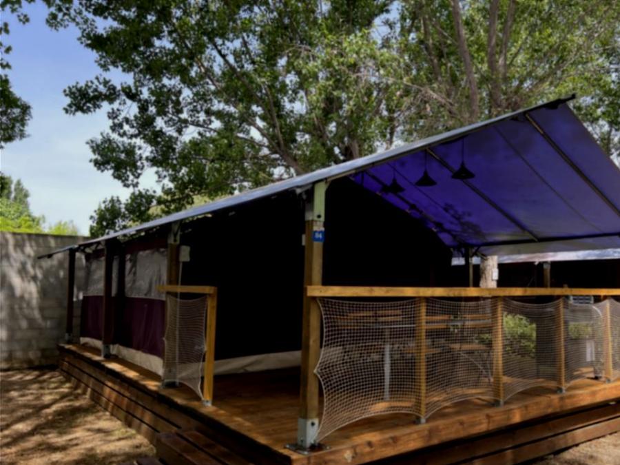 Tente en toile et en bois 6 personnes - Tente Lodge Safari 4-6 Personnes 5