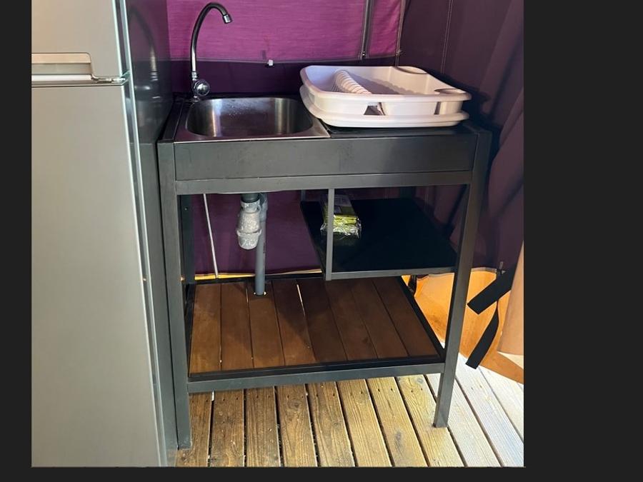 Tente en toile et en bois 6 personnes - Tente Lodge Safari 4-6 Personnes 2