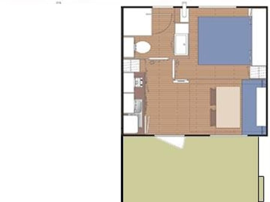 Mobilhome 2 personnes - Duo 14 m² 1 chambre 0
