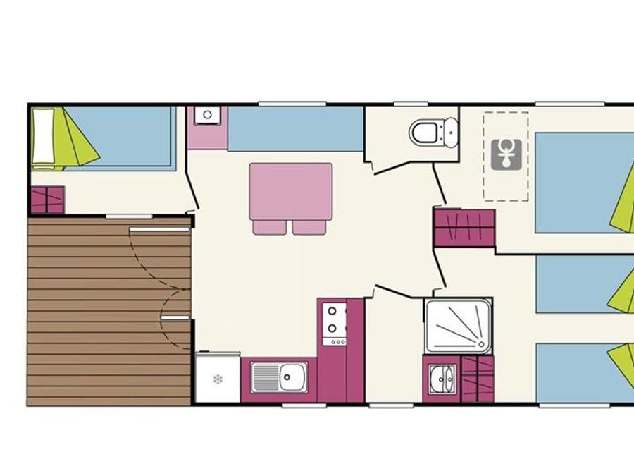 Mobilhome 6 personnes - MH3 Sun Roller 6