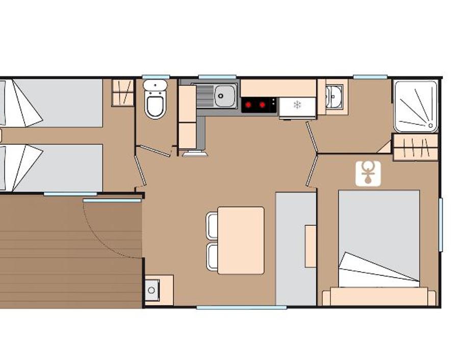 Mobilhome 4 personnes - MH2 Agreable 14