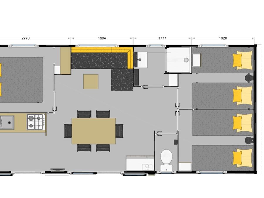 Mobilhome 6 personnes - MH3 Luxe 11