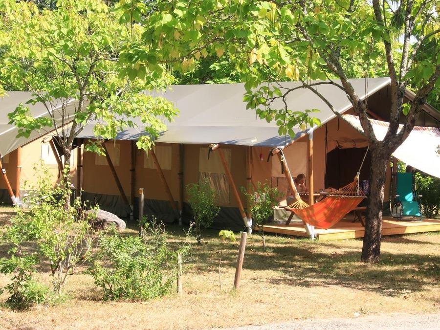 Tente en toile et en bois 5 personnes - Safari sans sanitaires 7