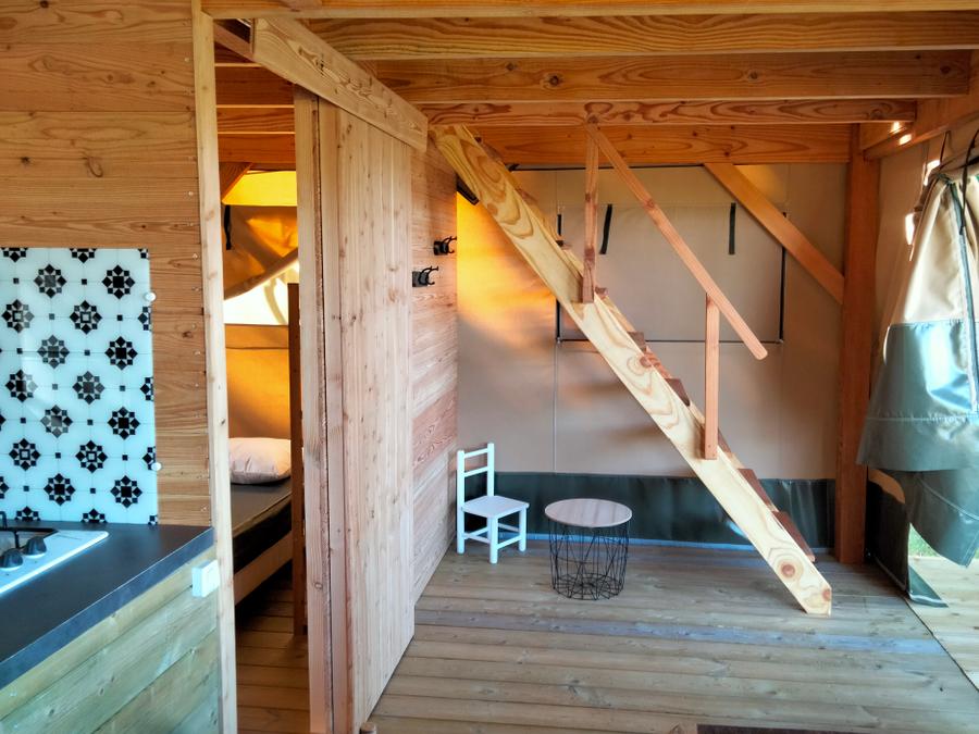 Bungalow toilé 4 personnes - Tente Lodge 4