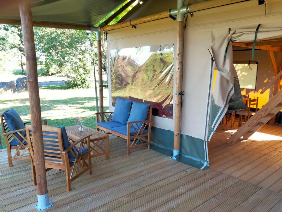 Bungalow toilé 5 personnes - Tente Lodge 1