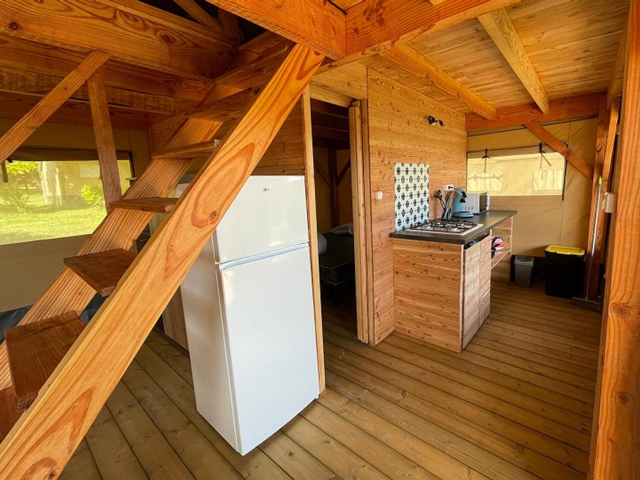 Bungalow toilé 5 personnes - Tente Lodge 5