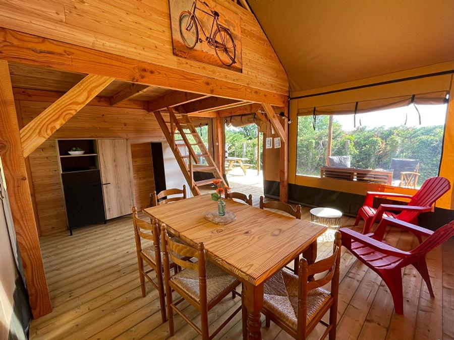 Bungalow toilé 5 personnes - Tente Lodge 4