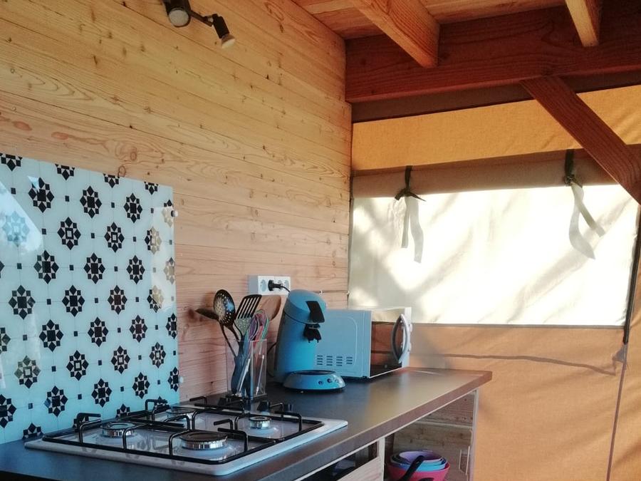 Bungalow toilé 5 personnes - Tente Lodge 3