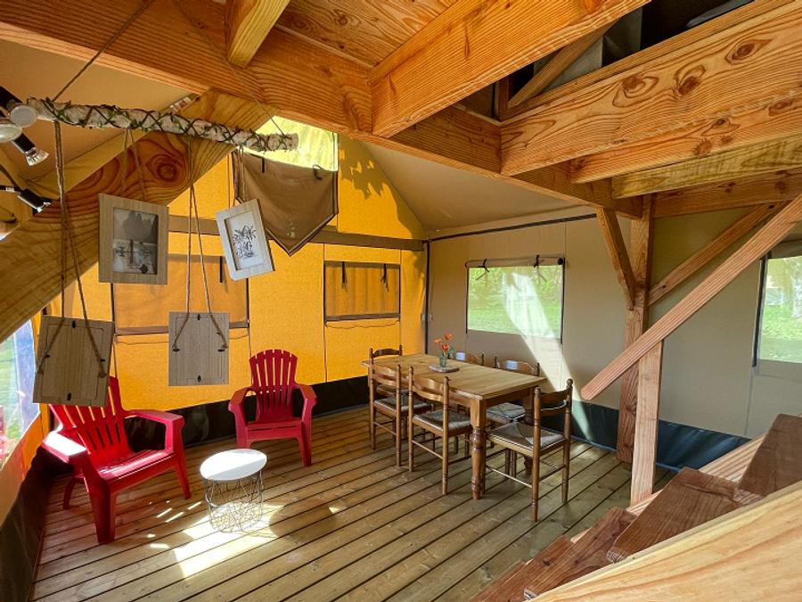 Bungalow toilé 5 personnes - Tente Lodge 2