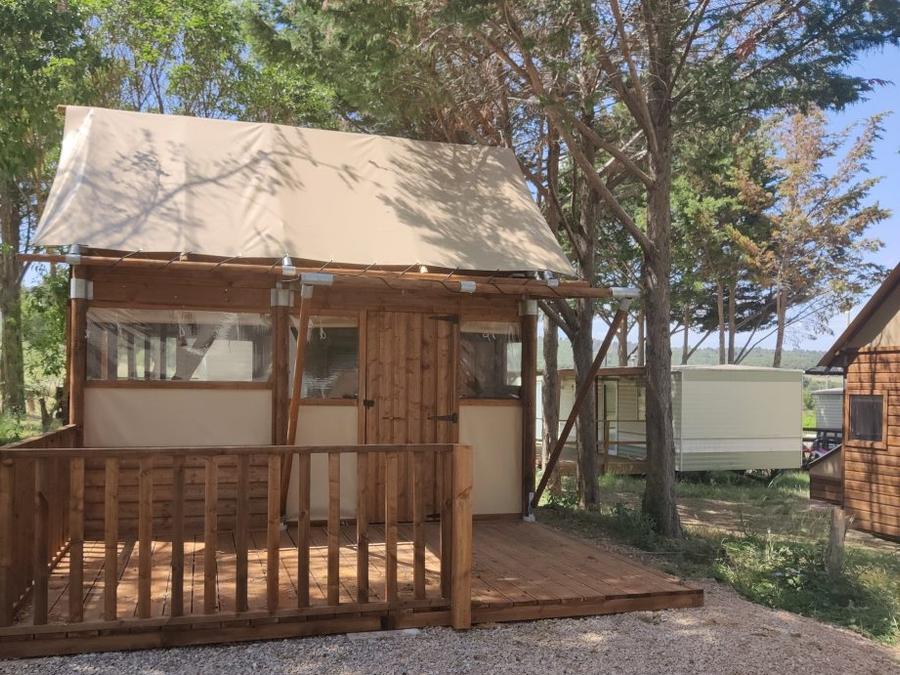 Tente en toile et en bois 4 personnes - Caba-Logde Evasion 0