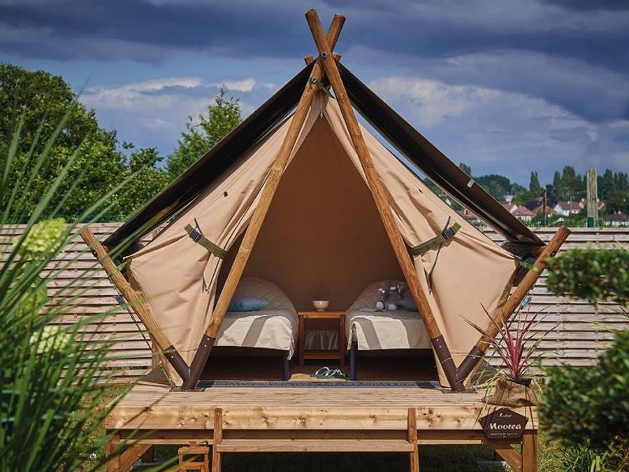 Tente en toile et en bois 2 personnes - Tente Mooera - 1 Chambre 0
