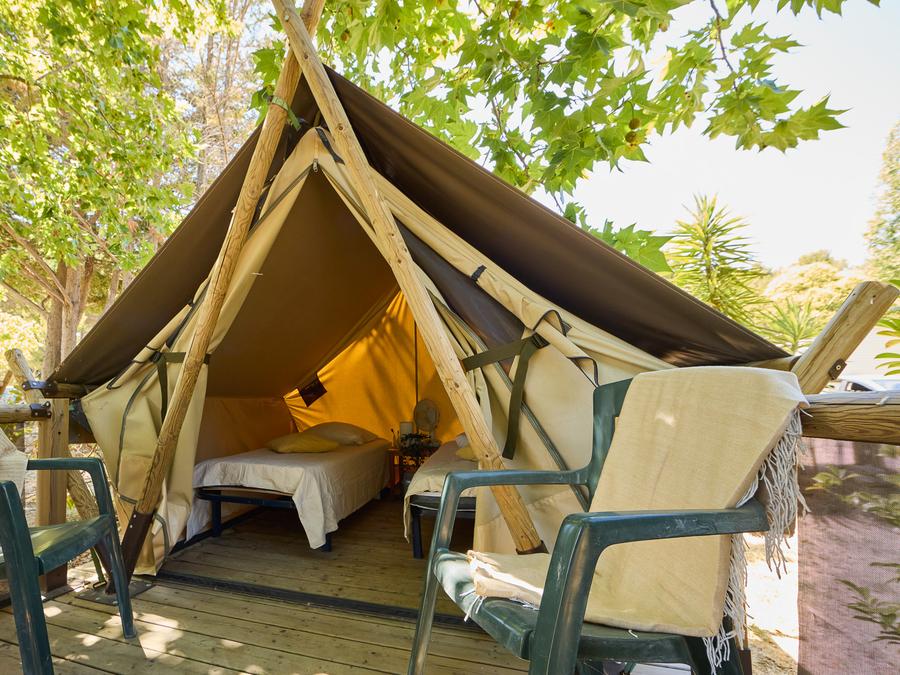Tente en toile et en bois 2 personnes - Tente Mooera - 1 Chambre 6