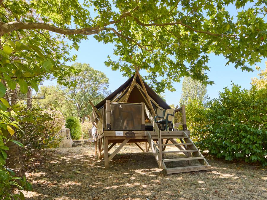 Tente en toile et en bois 2 personnes - Tente Mooera - 1 Chambre 4
