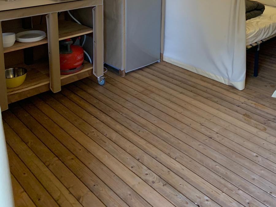 Bungalow toilé 5 personnes - Lodge 31 m2 sans sanitaires ni douche (Toilettes privatifs derrière Bungalow) 3