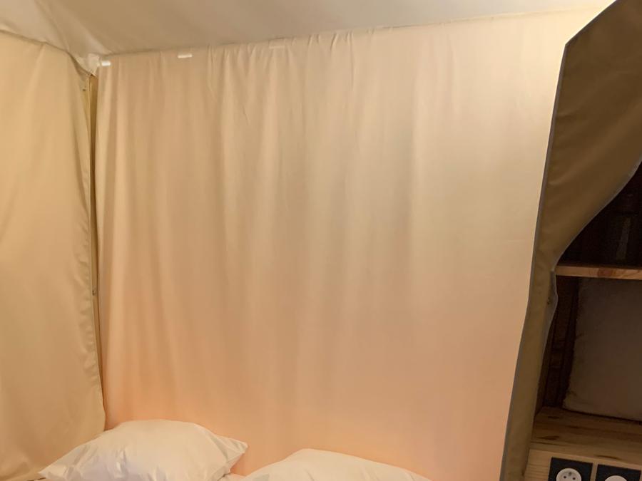 Bungalow toilé 5 personnes - Lodge 31 m2 sans sanitaires ni douche (Toilettes privatifs derrière Bungalow) 4