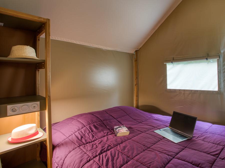 Tente 4 personnes - Wood Lodge Confort 30 m² (2 chambres) - avec sanitaire 4