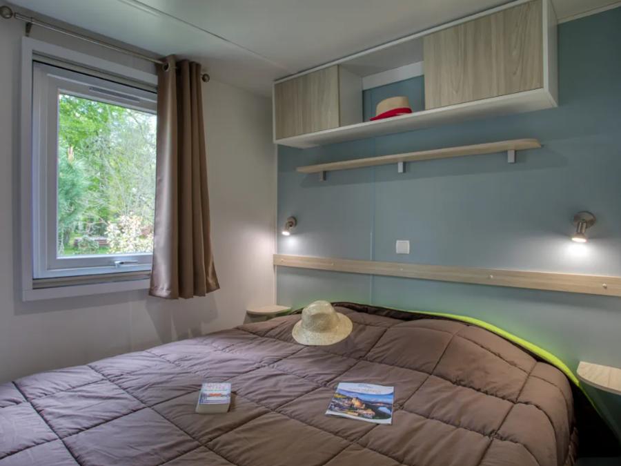 Mobilhome 4 personnes - Mobil-home Premium 34m² (2 chambres) - climatisation + lave-vaiselle + TV 4 pers. 7