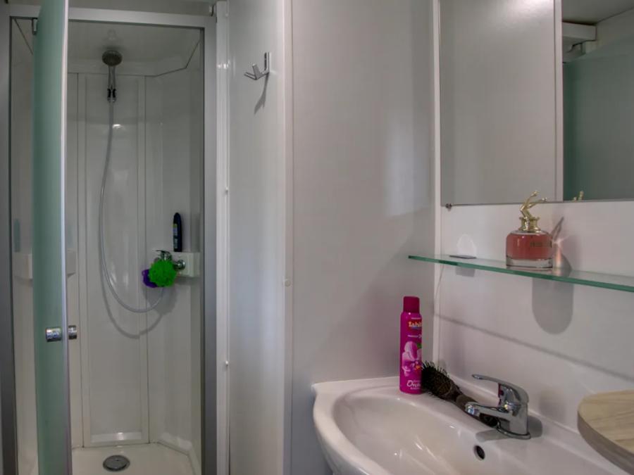 Mobilhome 4 personnes - Mobil-home Premium 34m² (2 chambres) - climatisation + lave-vaiselle + TV 4 pers. 8