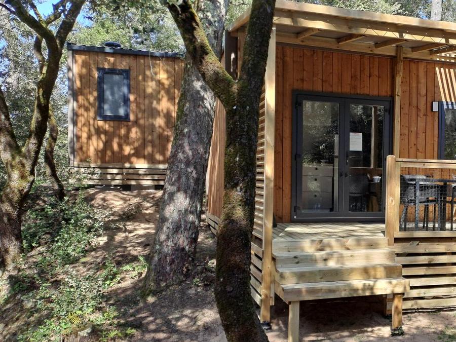 Mobilhome 2 personnes - NEW//Homeflower Premium 18m² - 1 chambre + Terrasse semi-couverte + LV + TV + Draps + Clim 2