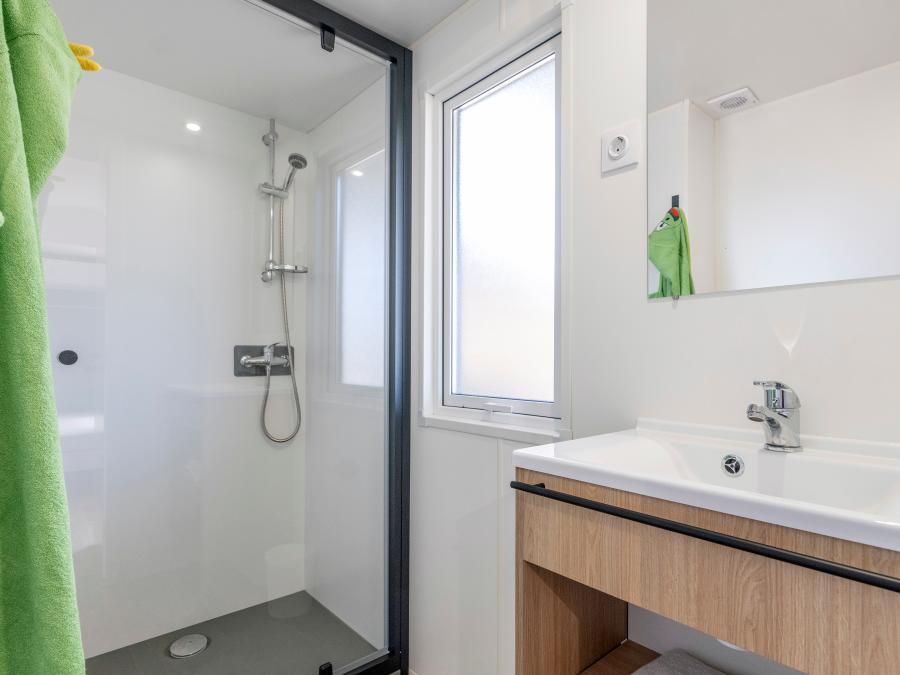 Mobilhome 4 personnes - NEW// HomeFlower Premium 29m² - 2 chambres + Terrasse semi-couverte + LV + TV + Draps + Clim 6