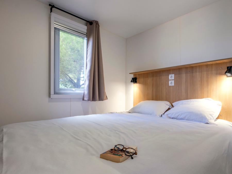 Mobilhome 4 personnes - NEW// HomeFlower Premium 29m² - 2 chambres + Terrasse semi-couverte + LV + TV + Draps + Clim 4