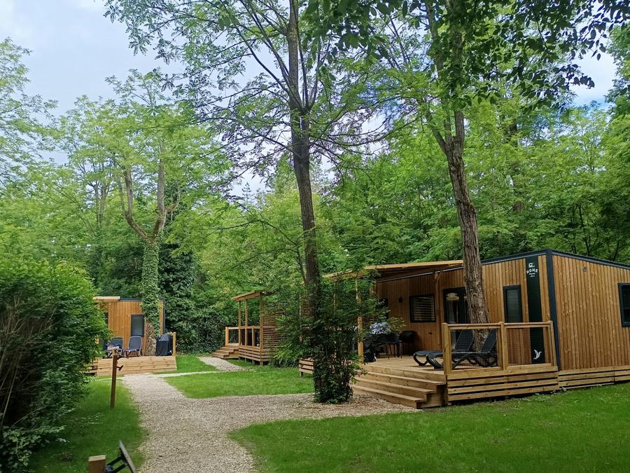 Mobilhome 6 personnes - NEW// HomeFlower Premium 35m²- 3 chambres + Terrasse semi-couverte + LV + TV + Draps + Clim 6