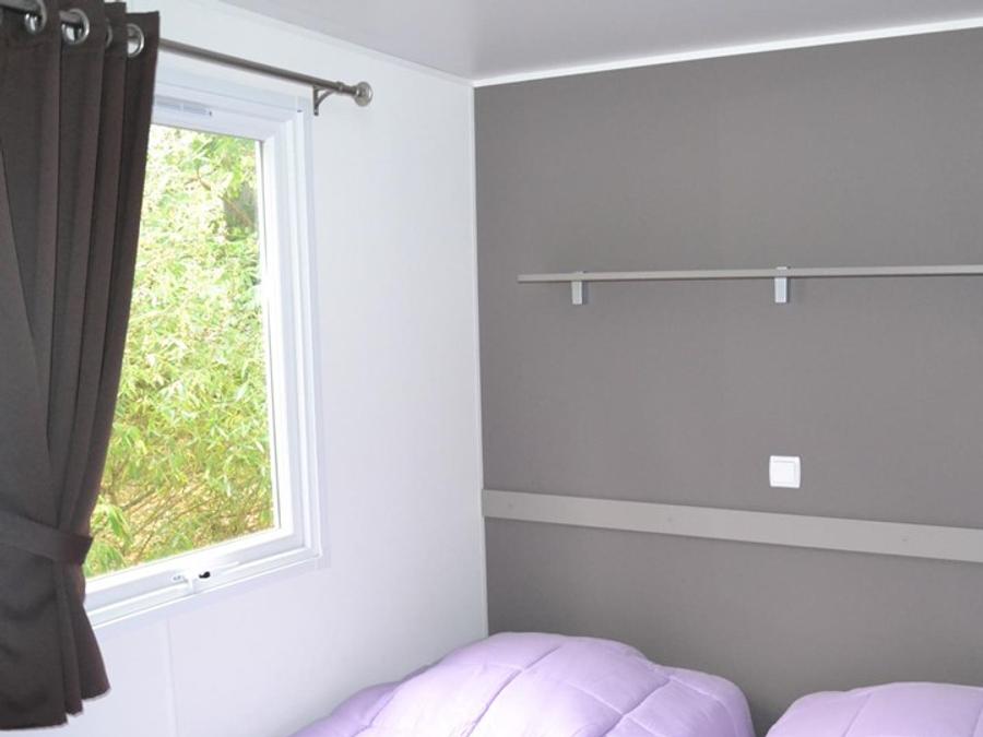 Mobilhome 6 personnes - Mobil-home Confort 34m² (3 chambres) - terrasse couverte + TV 6 pers.&nbsp; 8