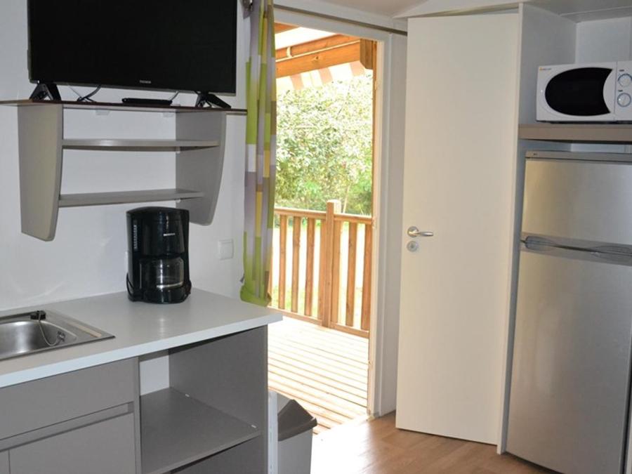 Mobilhome 6 personnes - Mobil-home Confort 34m² (3 chambres) - terrasse couverte + TV 6 pers.&nbsp; 4