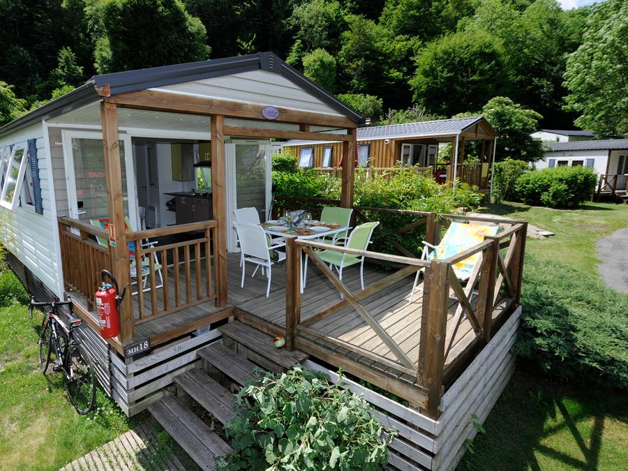 Mobilhome 4 personnes - Mobile-home Confort EVASION 24m² - 2 chambres - terrasse semi-couverte 12m² + BBQ S/S 4 pers 3