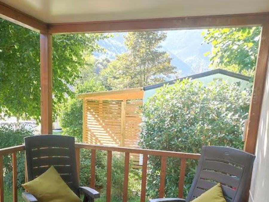 Mobilhome 4 personnes - Mobilhome Confort COSY 23m² - 2 chambres - terrasse semi-couverte 17m² + BBQ - D/M 4 pers 5