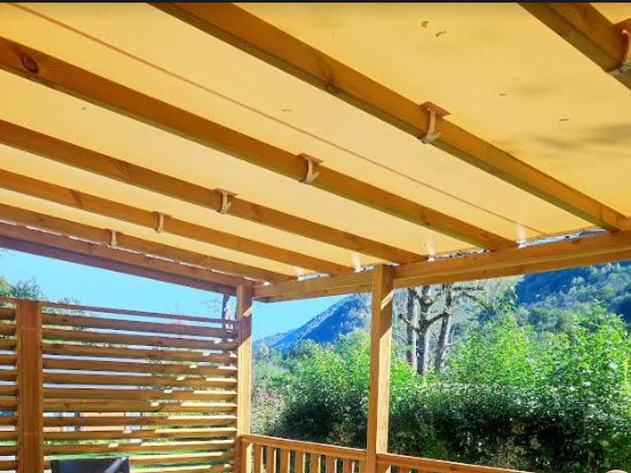 Mobilhome 4 personnes - Mobilhome Confort COSY 23m² - 2 chambres - terrasse semi-couverte 17m² + BBQ - D/M 4 pers 4