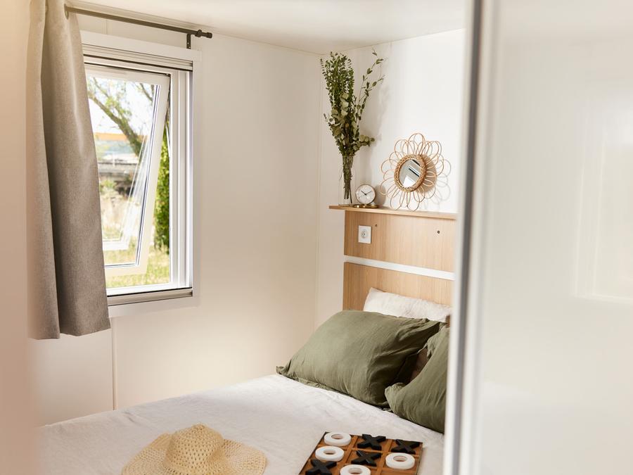 Mobilhome 6 personnes - Homeflower Premium 33.5m² - 3 chambres - terrasse semi-couverte +LV + BBQ 6 pers 4