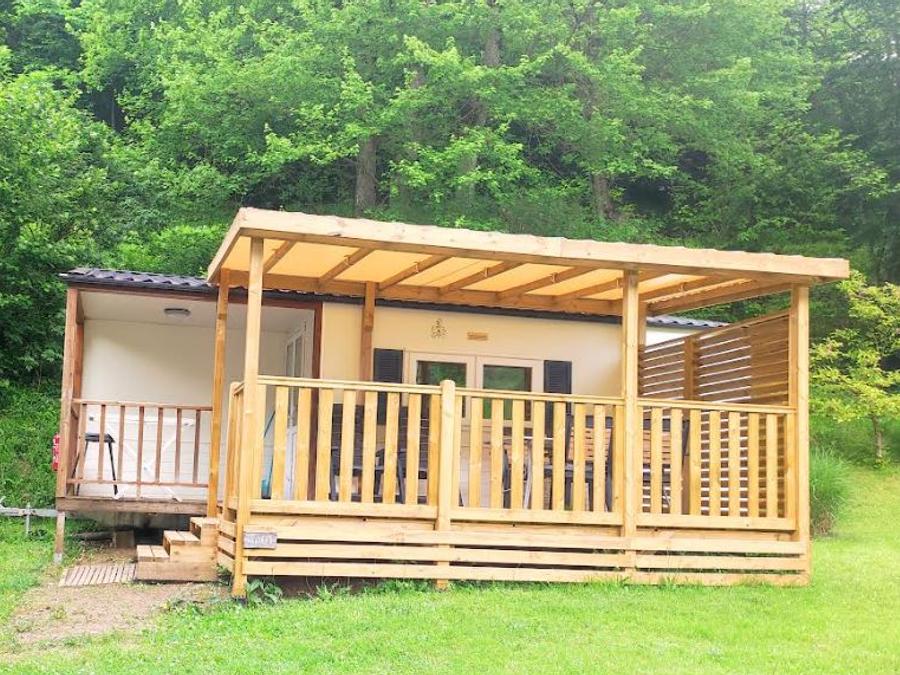 Mobilhome 4 personnes - Mobilhome Confort COSY 23m² - 2 chambres - terrasse semi-couverte 17m² + BBQ - L/L 4 pers 0
