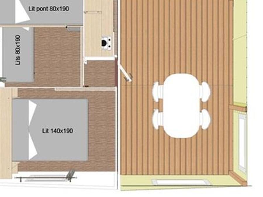 Mobilhome 5 personnes - Mobil Home Tithome 5 pers 2