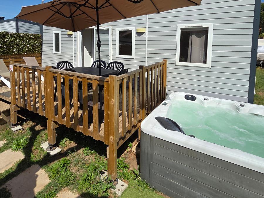 Mobilhome 6 personnes - Casa VIP 3 chambres SPA Privatif climatisé 31m² 9