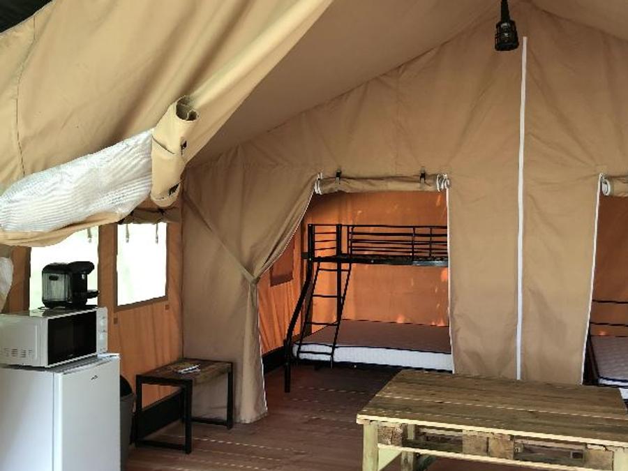 Bungalow toilé 4 personnes - SUNAIR LODGE M sans sanitaires 5