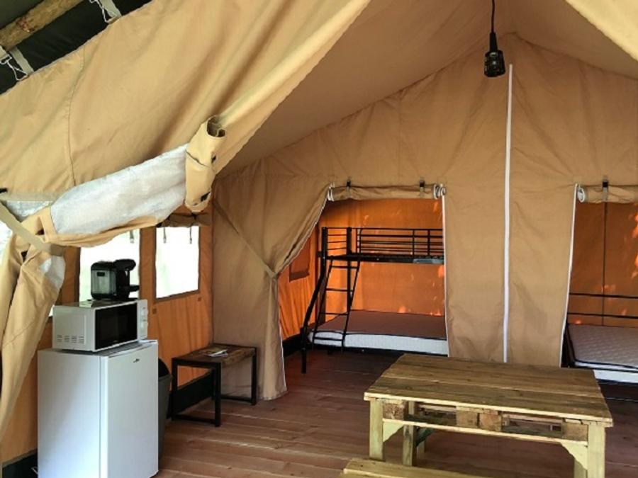 Bungalow toilé 4 personnes - SUNAIR LODGE M sans sanitaires 6