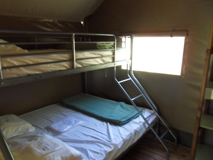 Tente en toile et en bois 5 personnes - Tente Lodge 12
