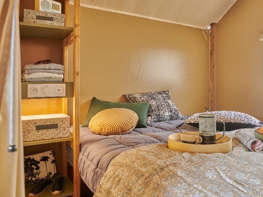 Tente en toile et en bois 5 personnes - Tente Lodge 5