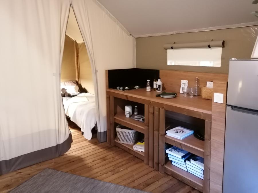 Tente en toile et en bois 5 personnes - Tente Lodge 2