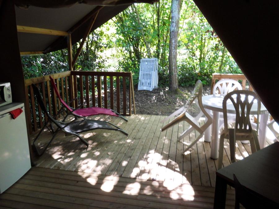 Tente en toile et en bois 5 personnes - Tente Lodge 14