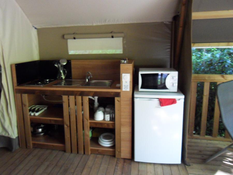 Tente en toile et en bois 5 personnes - Tente Lodge 11
