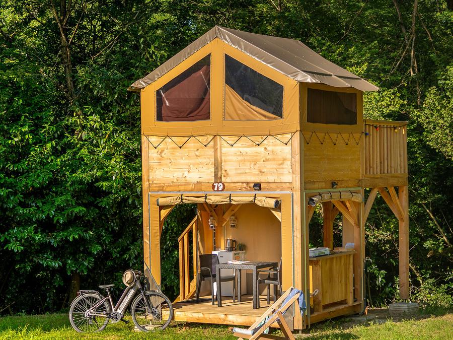 Tente 2 personnes - Tente Baroudeuse sur Pilotis - 1 chambre - 2 personnes 1