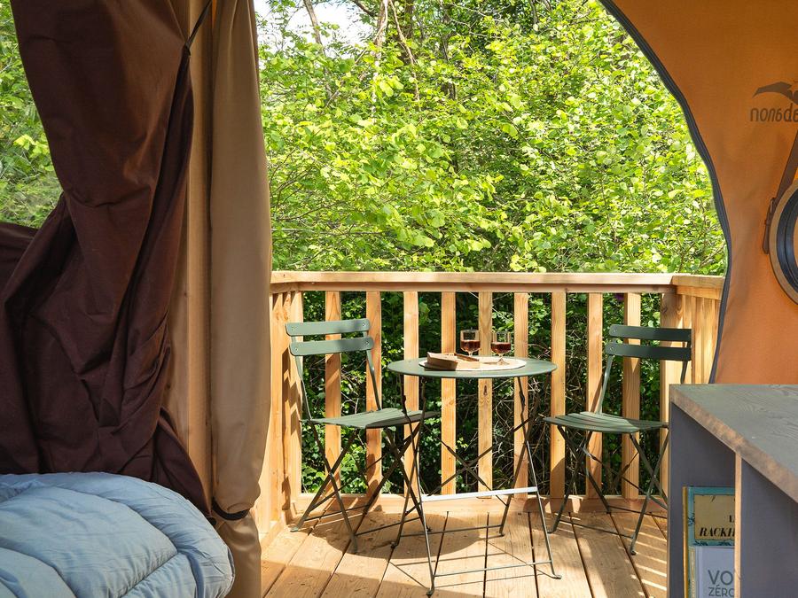 Tente 2 personnes - Tente Baroudeuse sur Pilotis - 1 chambre - 2 personnes 5