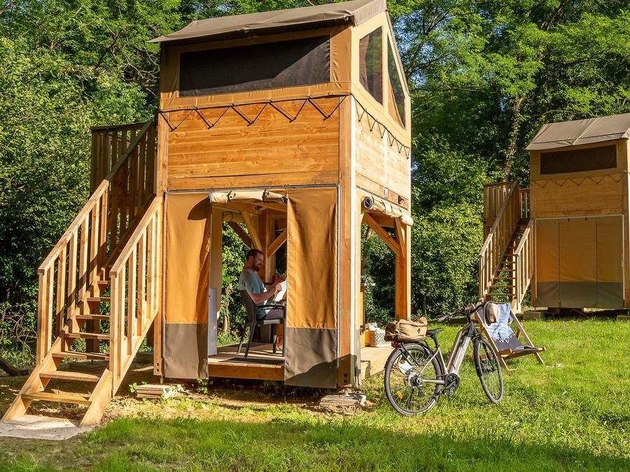 Tente 2 personnes - Tente Baroudeuse sur Pilotis - 1 chambre - 2 personnes 2